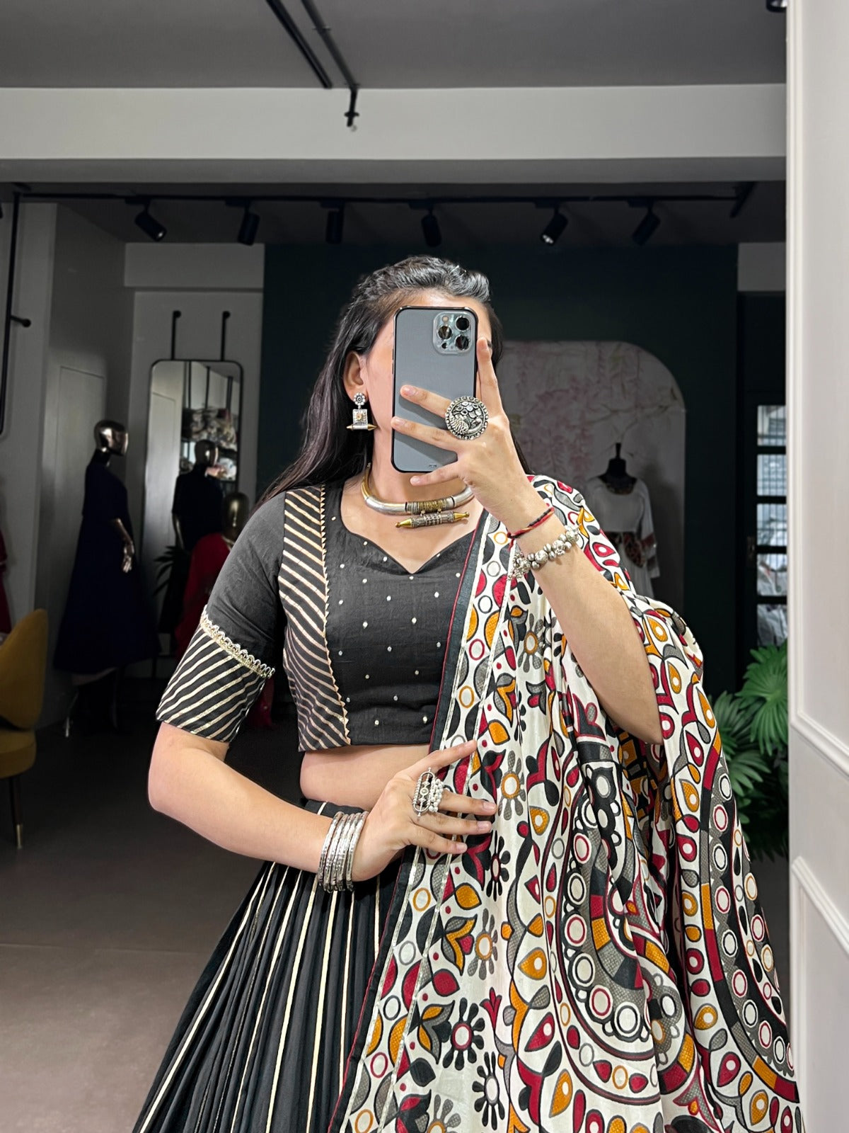 Soft Velvet Radiant Borders & Traditional Dupatta Lehenga Choli