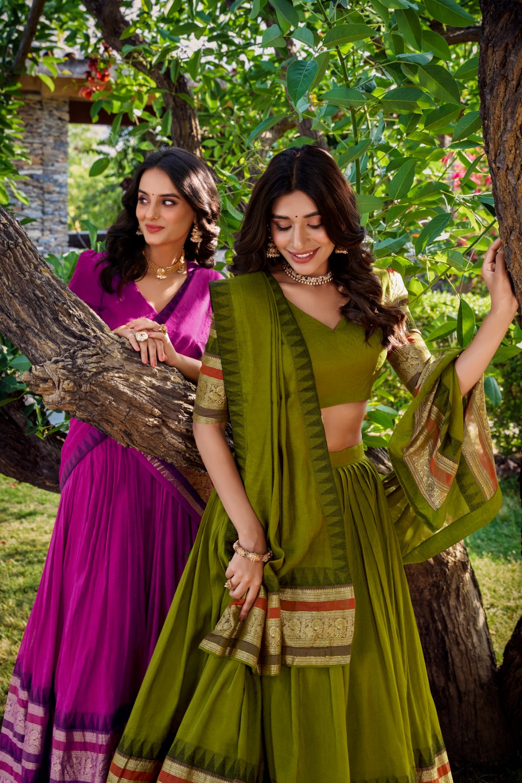 Pure Chanderi  Lehenga Choli