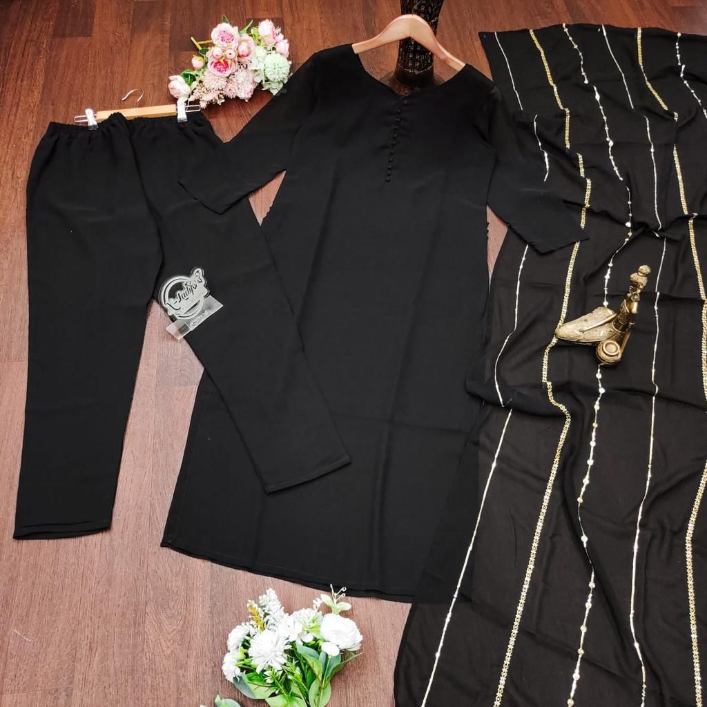 Heavy Faux Georgette Suit