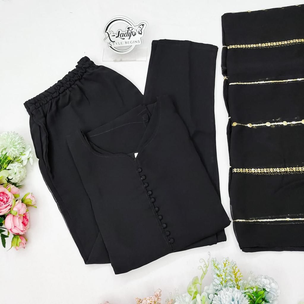 Heavy Faux Georgette Suit