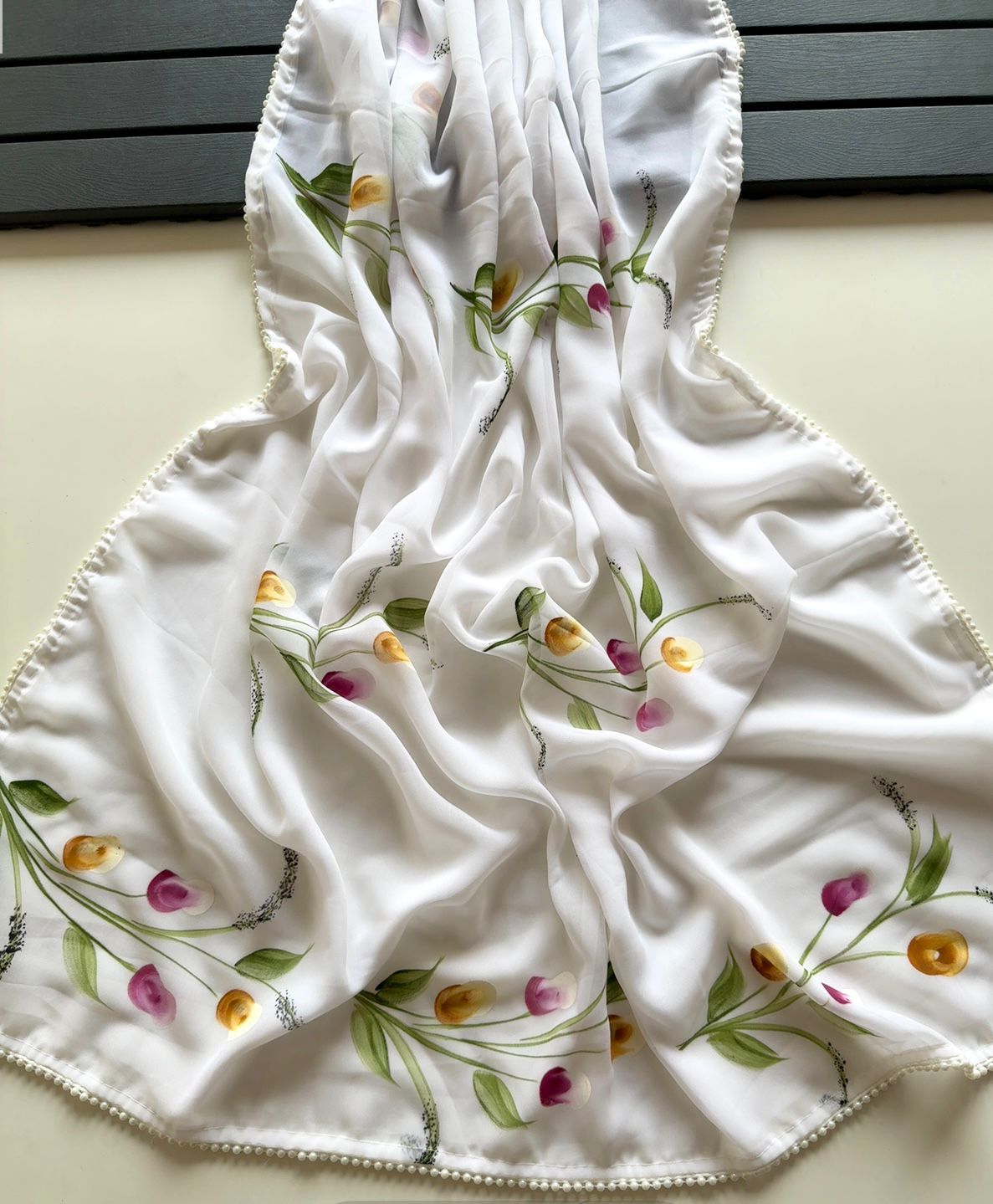 Floral Georgette Saree