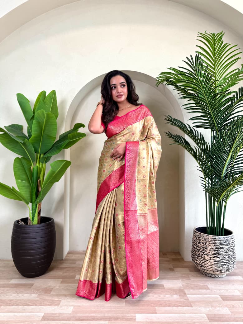 PURE TISSUE SILK SAREE
