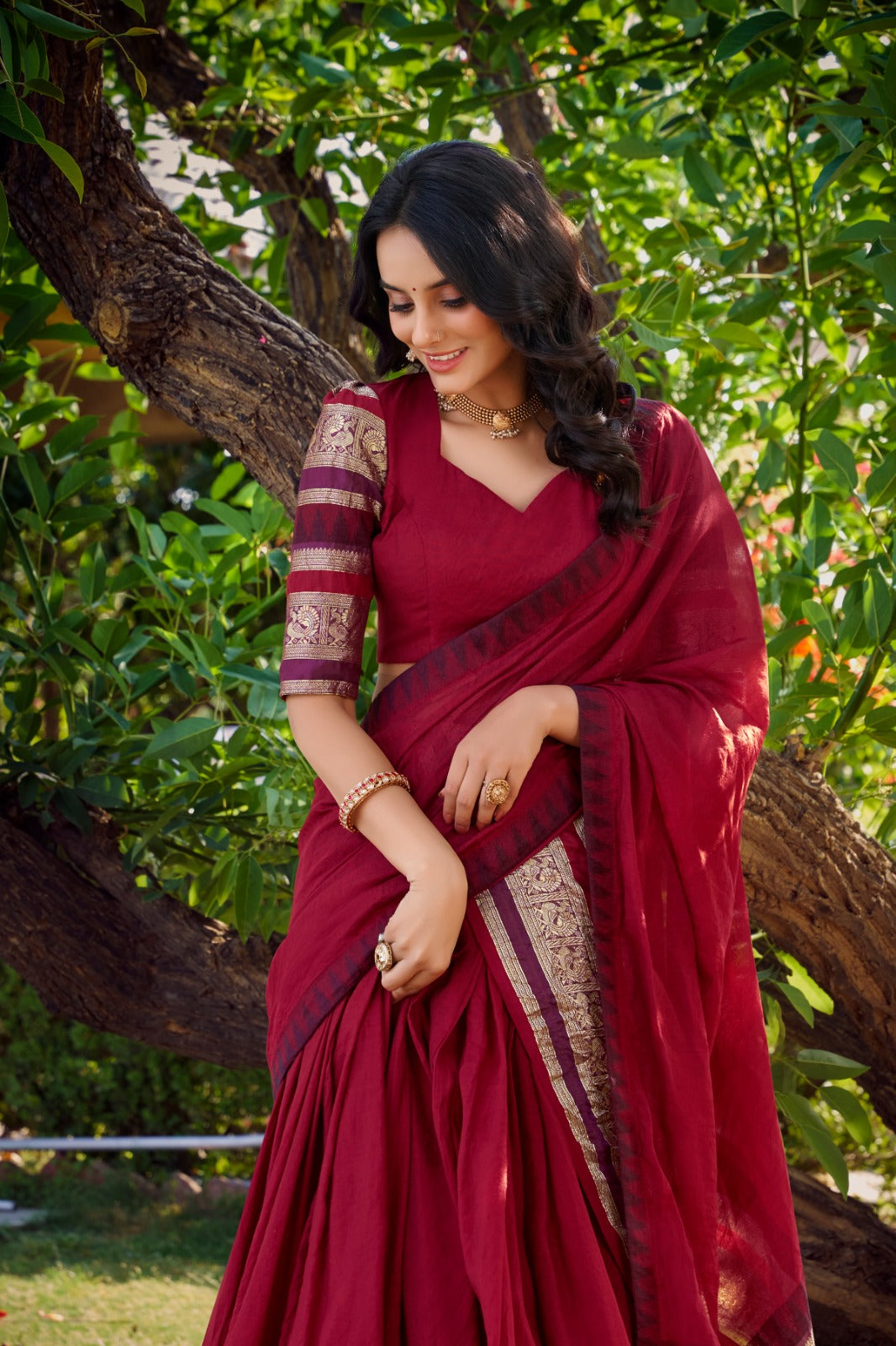Pure Chanderi  Lehenga Choli