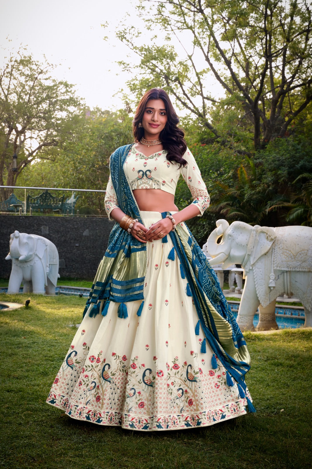 Khadi cotton Lehenga Choli