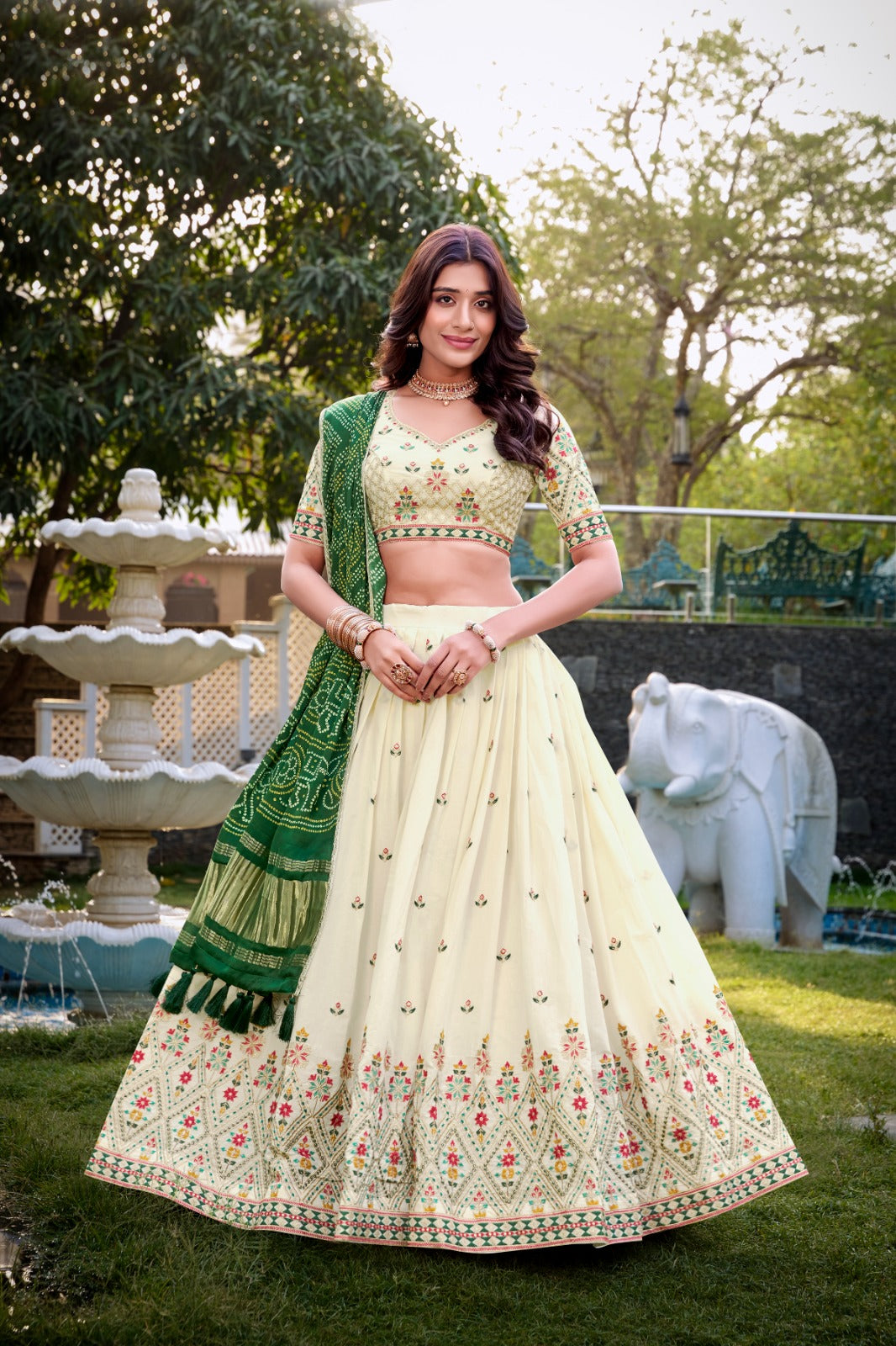 Khadi cotton Lehenga Choli
