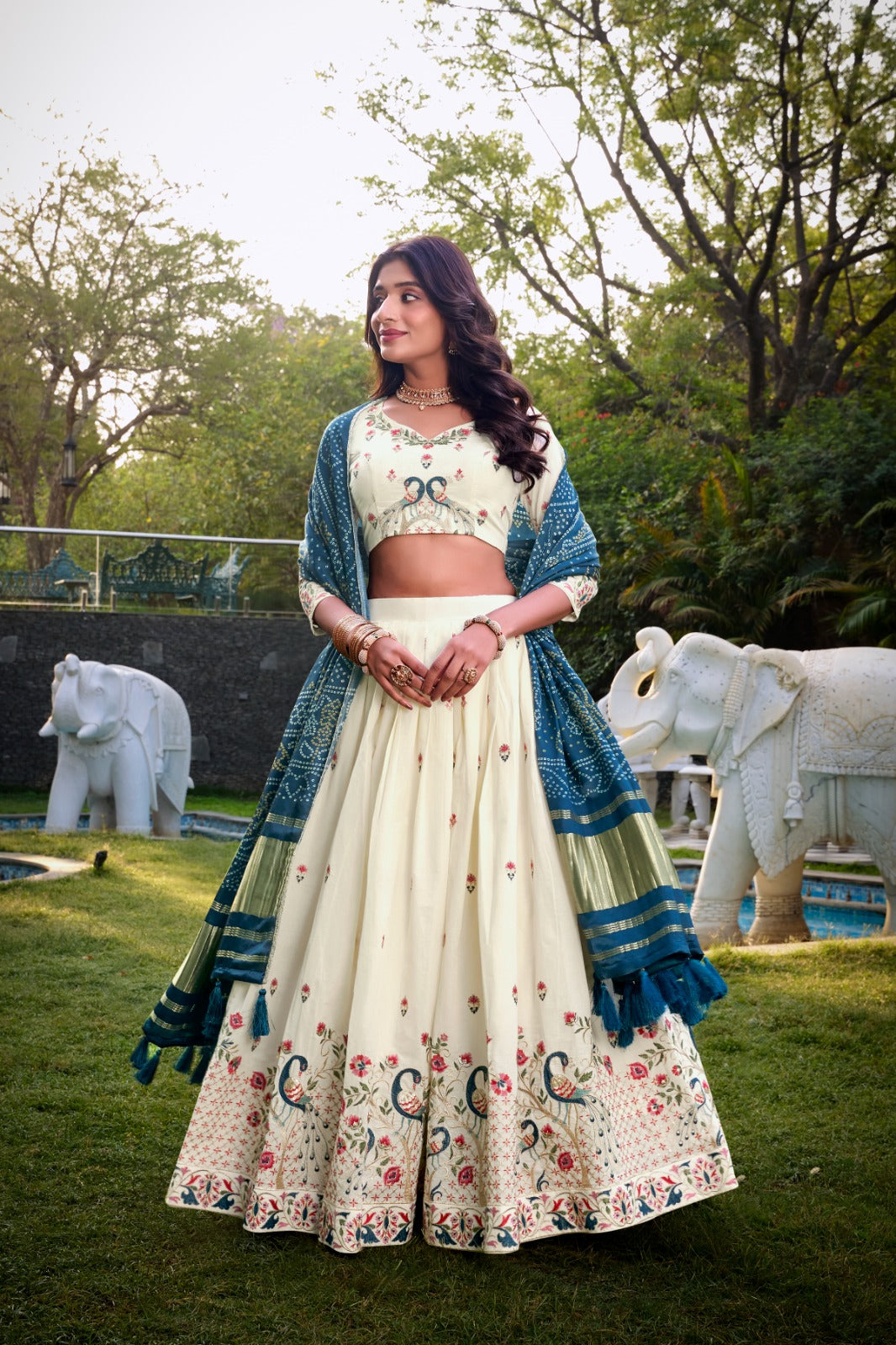 Khadi cotton Lehenga Choli