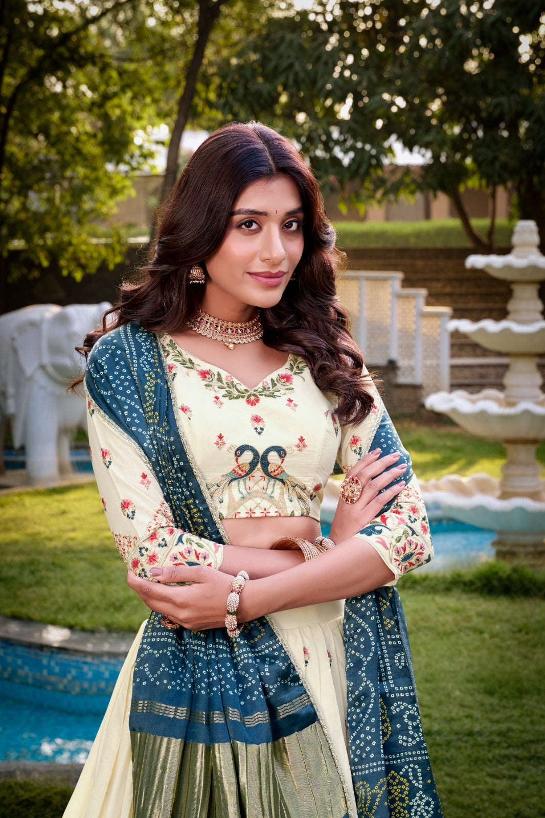 Khadi cotton Lehenga Choli