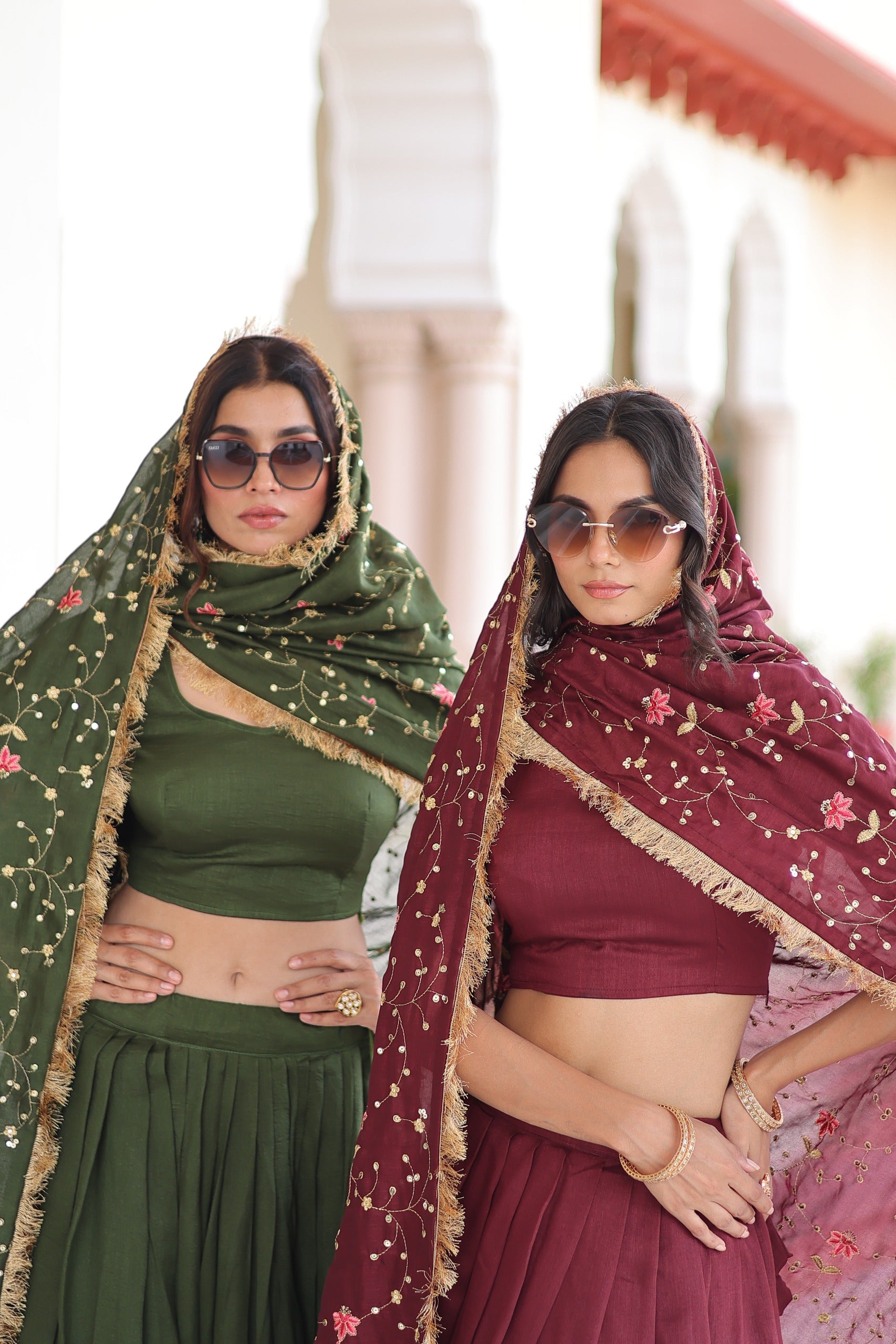 Vichitra Silk Lehenga Choli