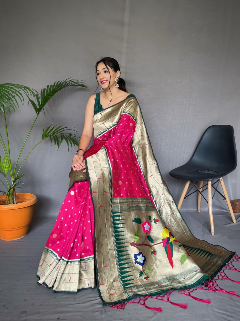 Pure Paithani Silk Saree