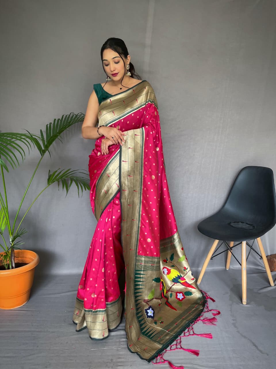 Pure Paithani Silk Saree