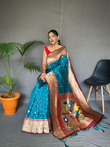 Pure Paithani Silk Saree