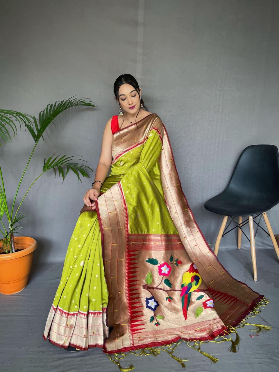 Pure Paithani Silk Saree
