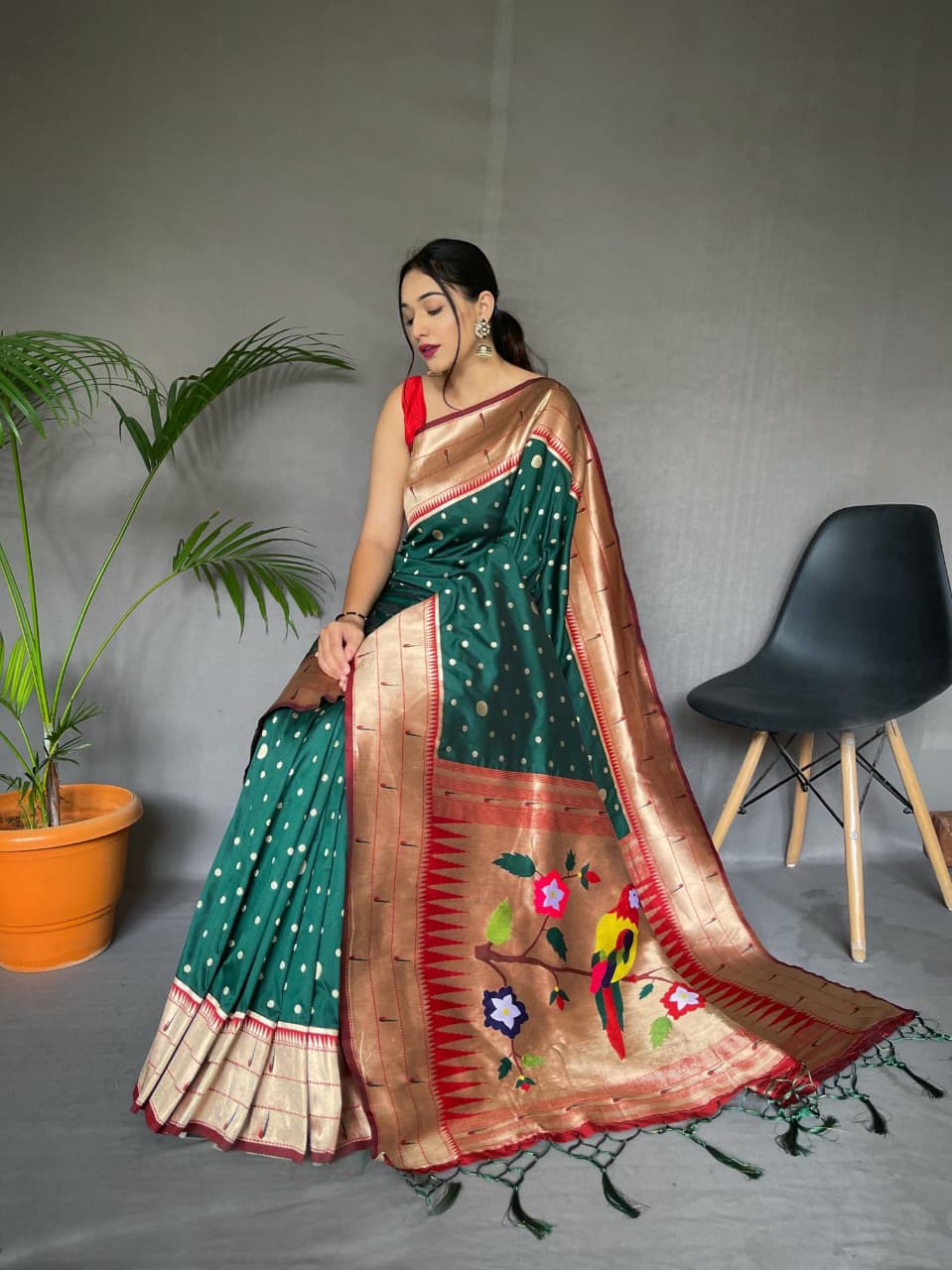 Pure Paithani Silk Saree