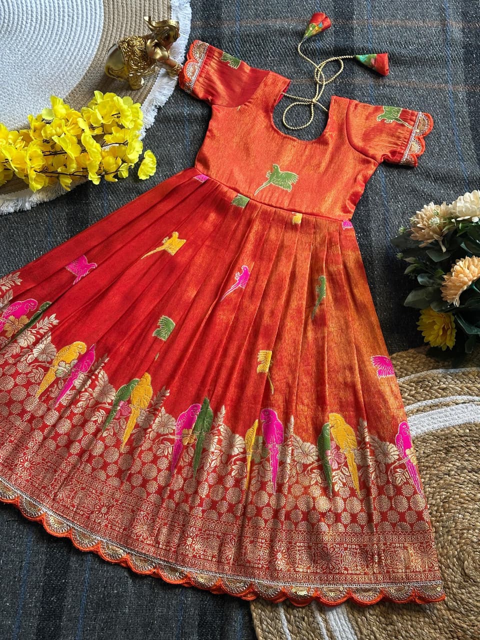 Viscose Tissue Silk Coty Gown