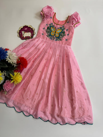 Soft Chinnon Kids Gown