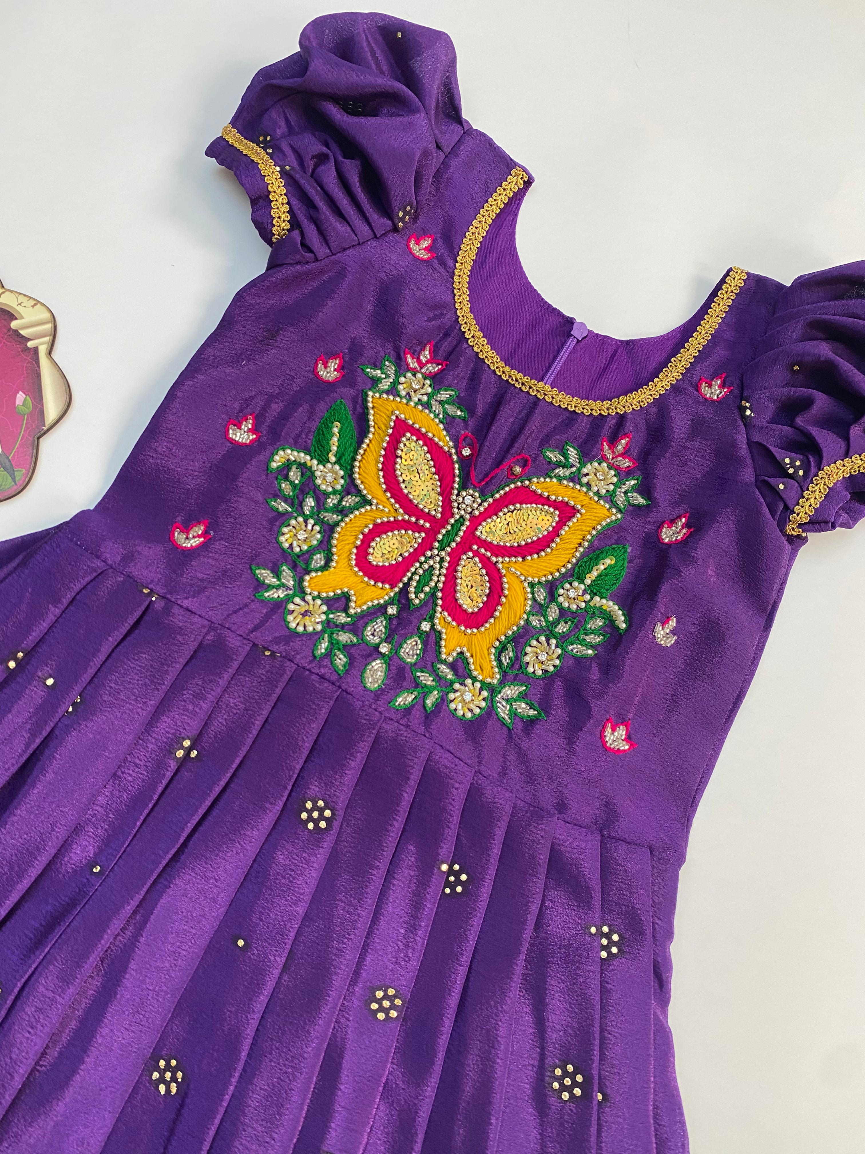 Soft Chinnon Kids Gown