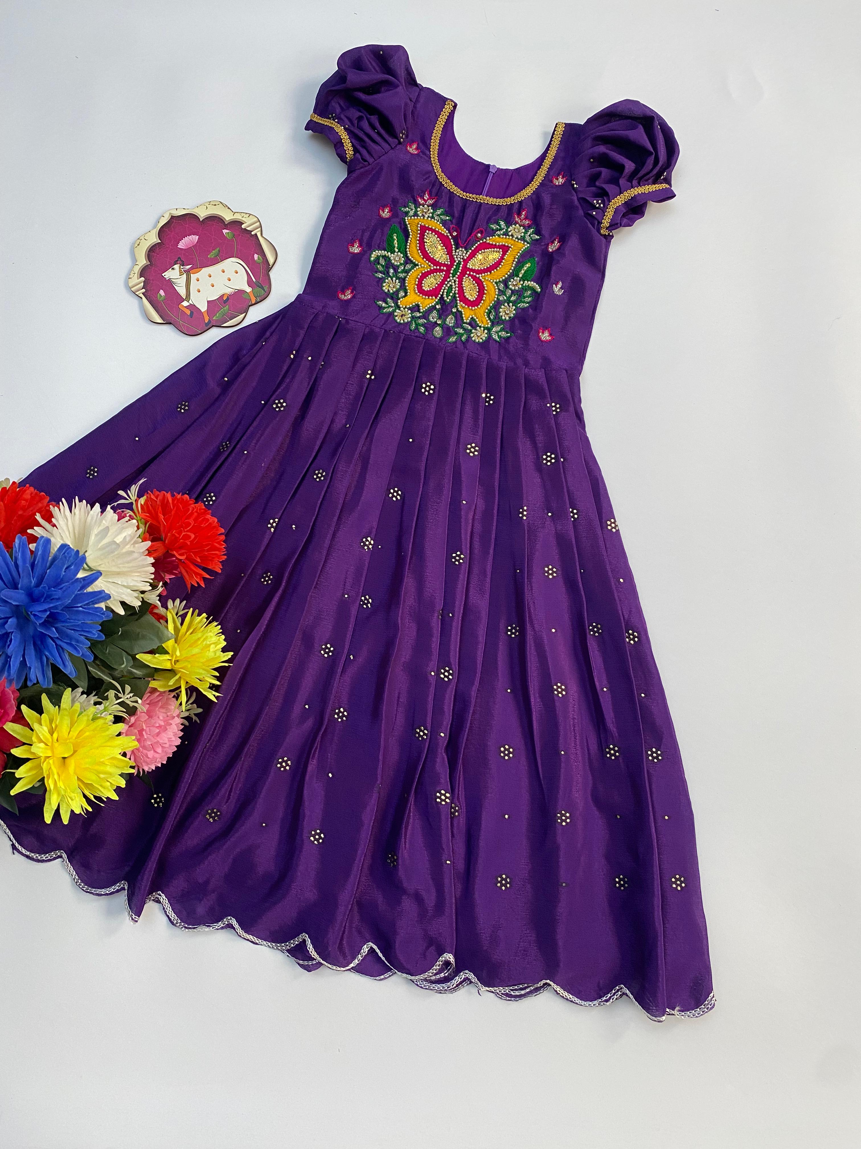 Soft Chinnon Kids Gown