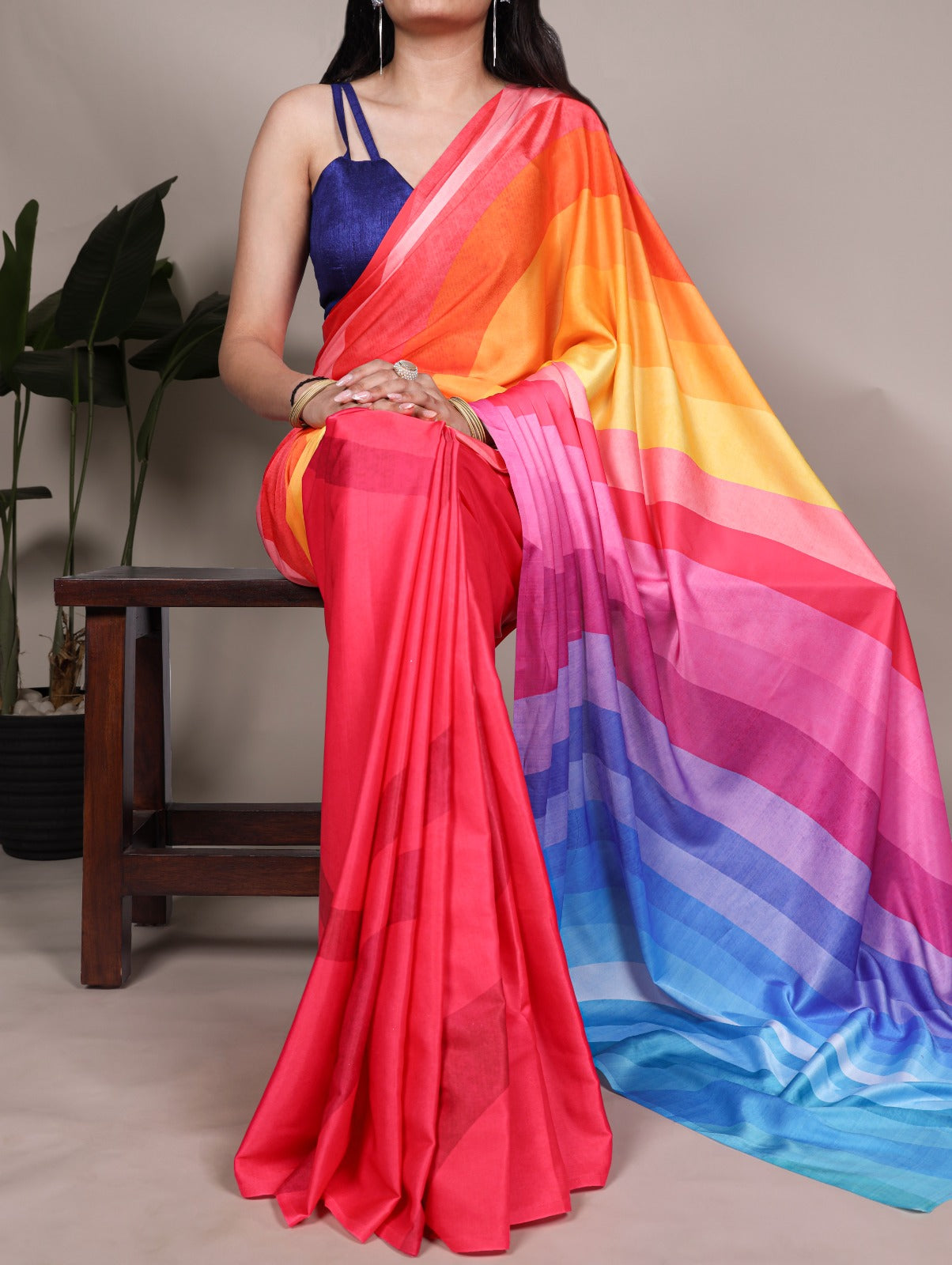 Satin Silk Saree