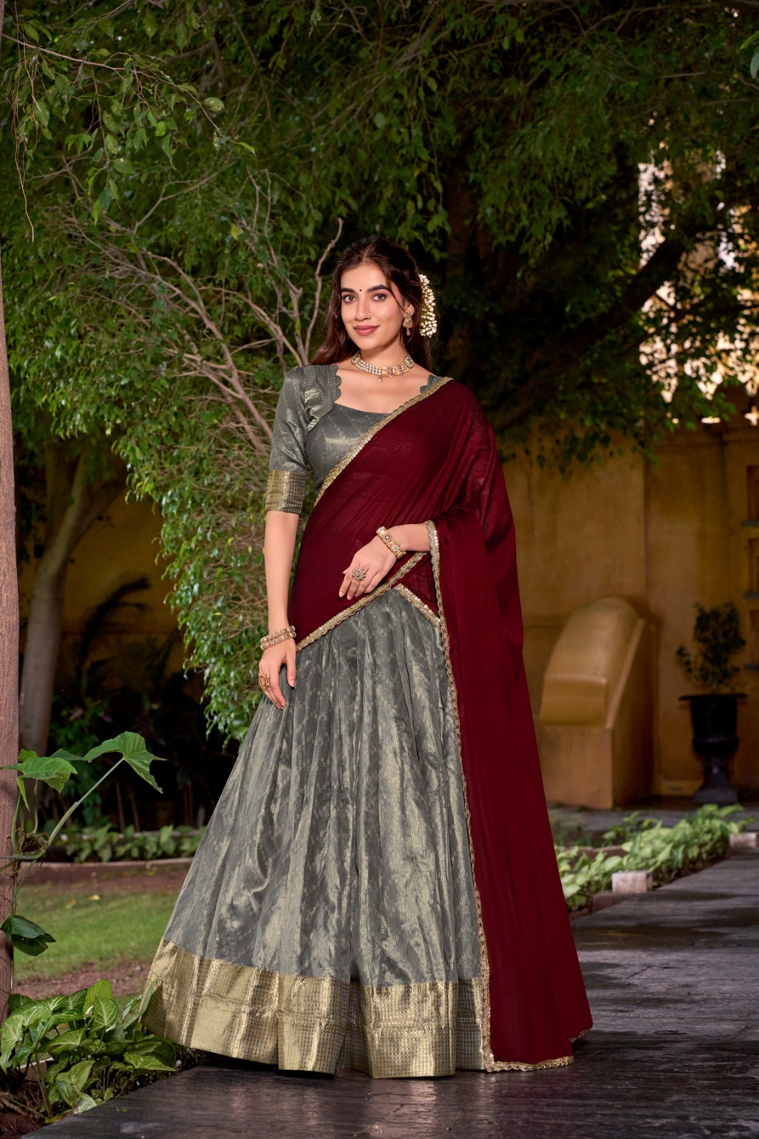 Dupion Silk Lehenga Choli