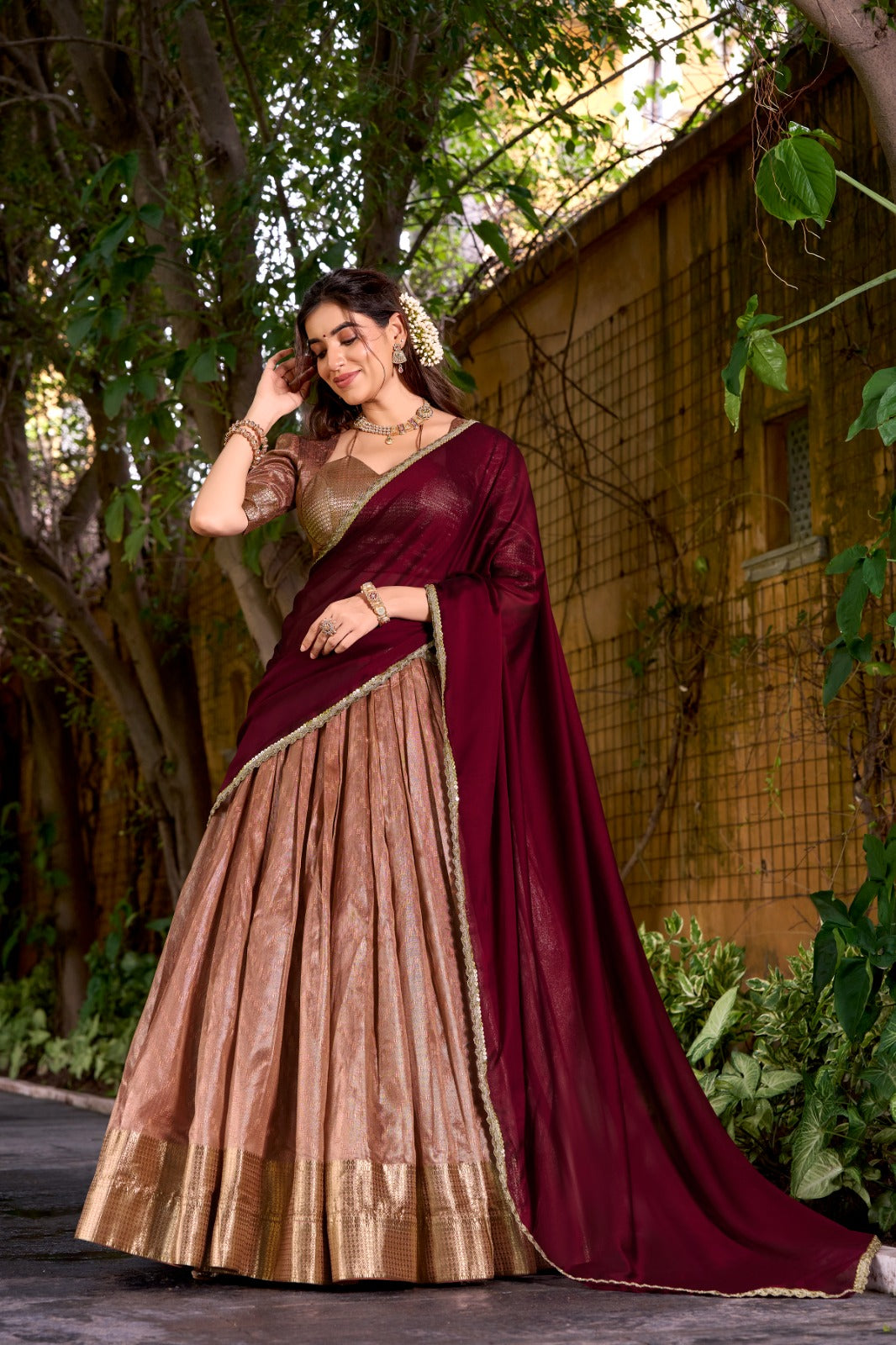 Dupion Silk Lehenga Choli