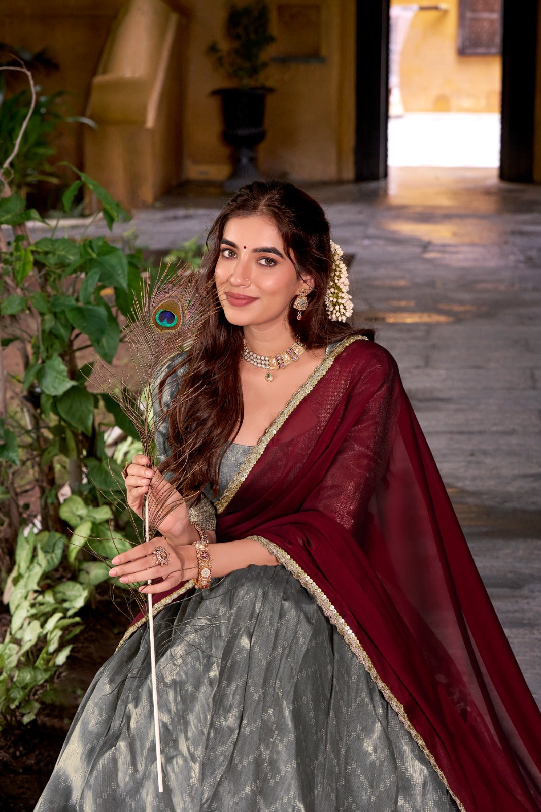 Dupion Silk Lehenga Choli