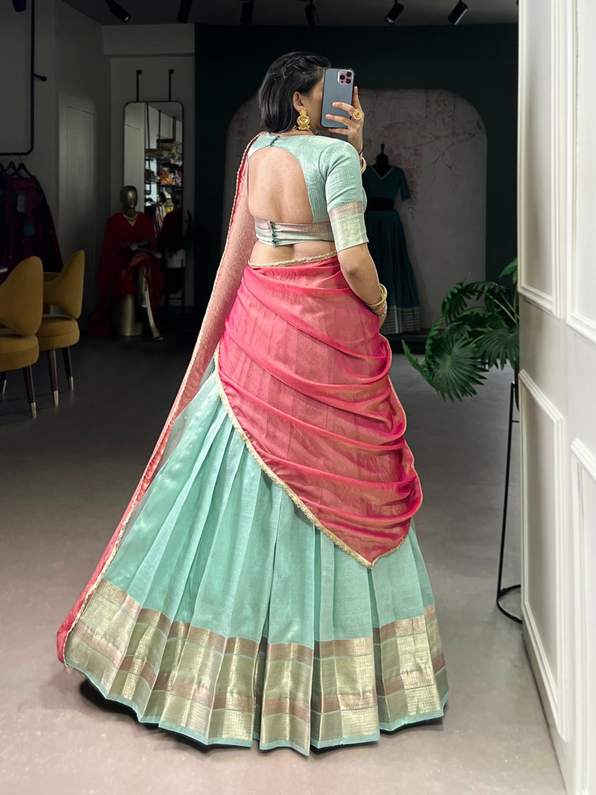 Dupion Silk Lehenga Choli