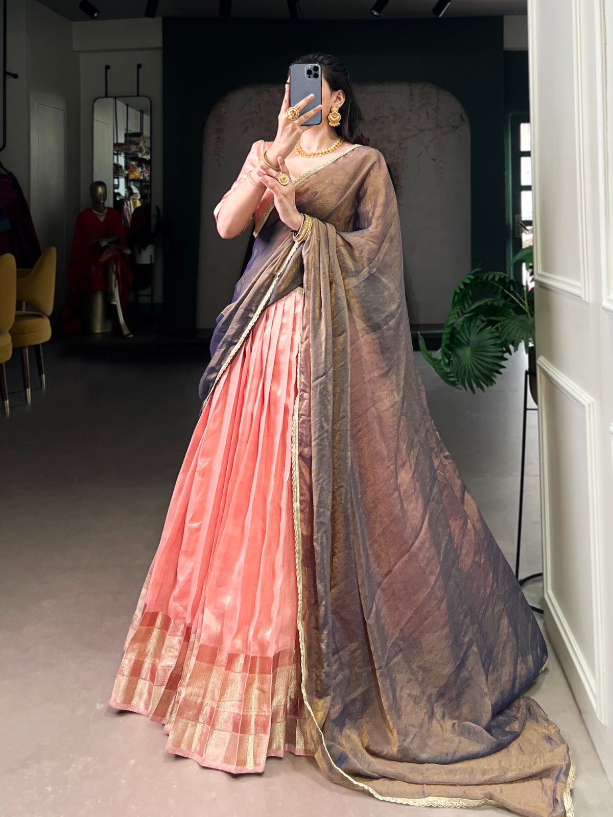 Dupion Silk Lehenga Choli