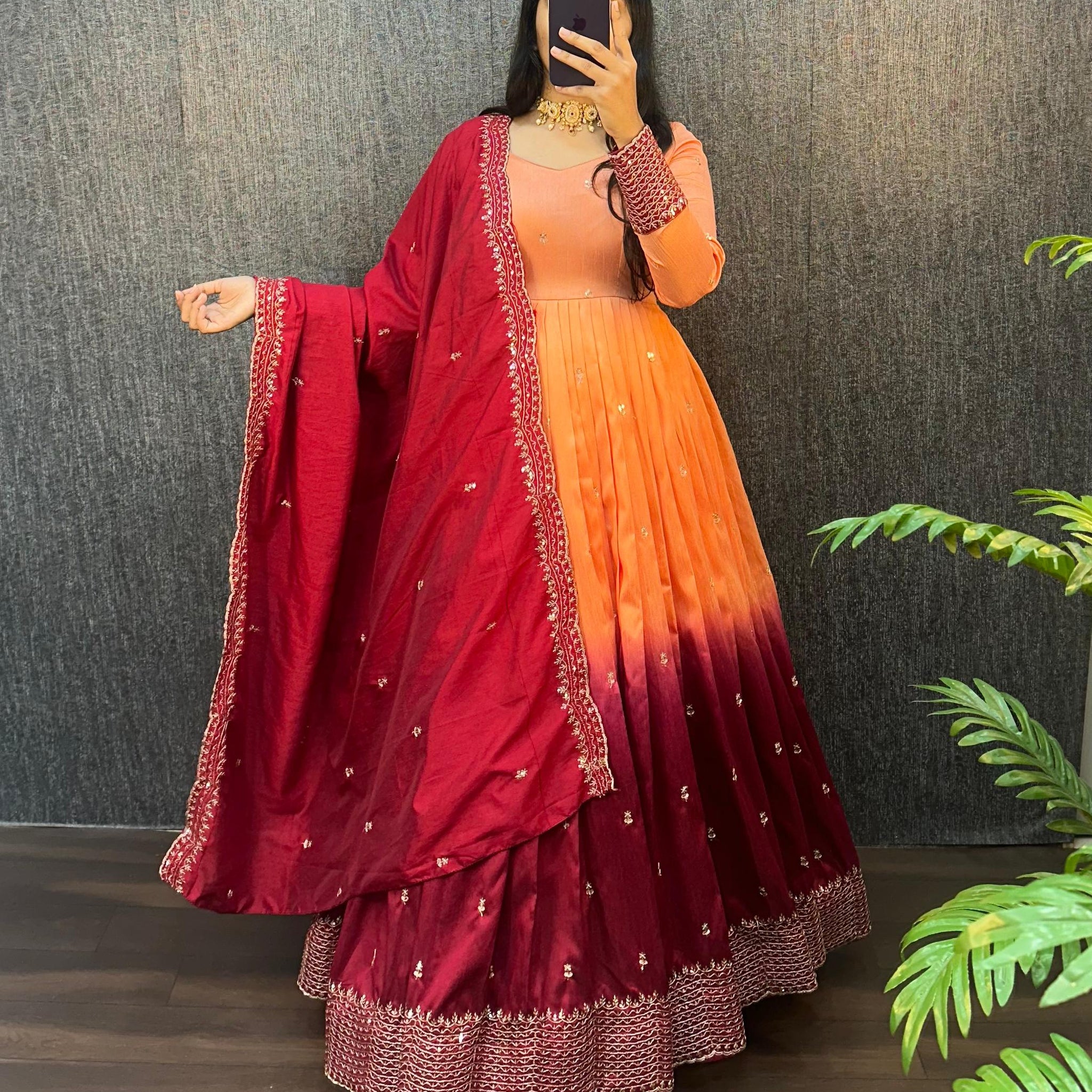 Designer Doli Silk Gown