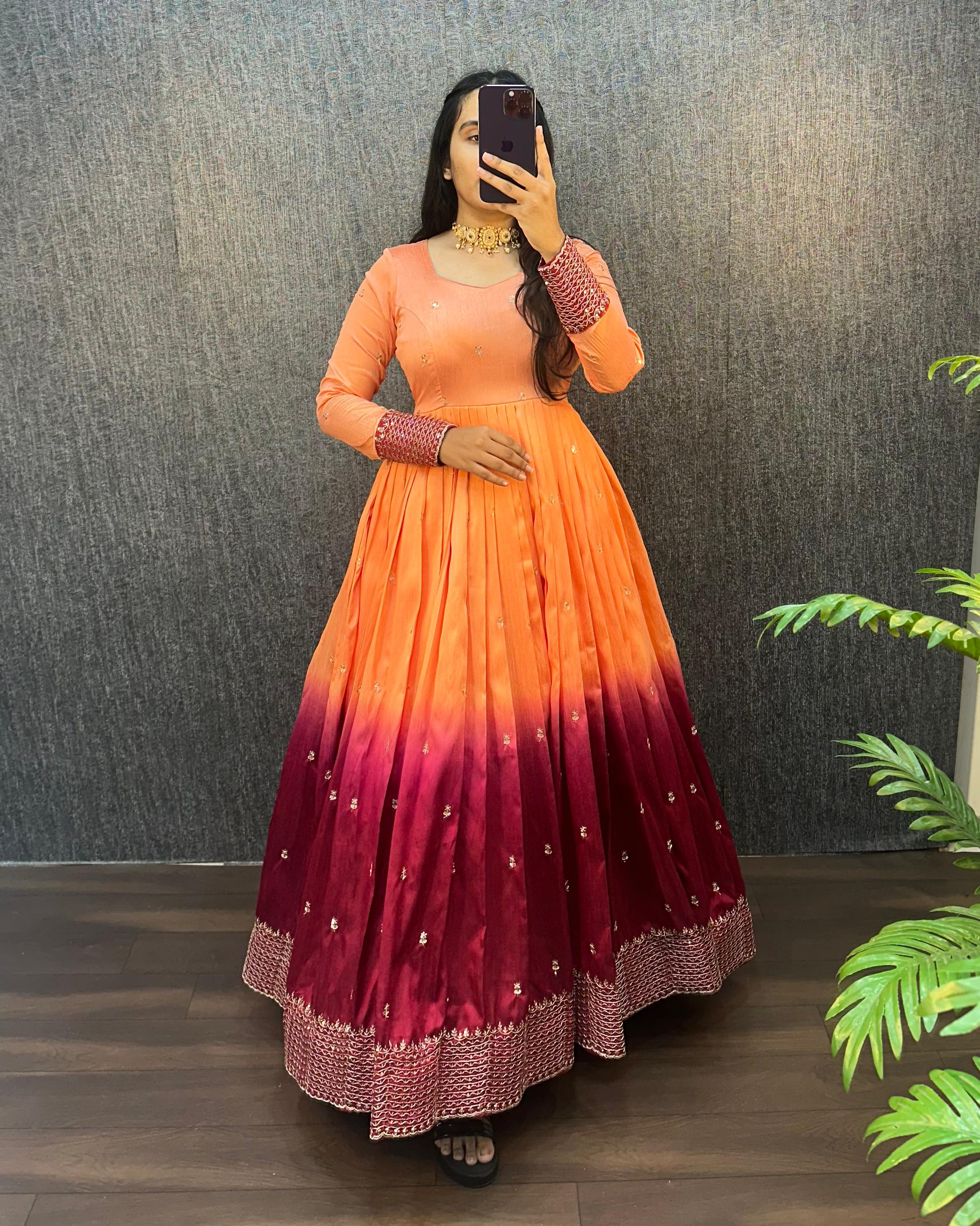 Designer Doli Silk Gown