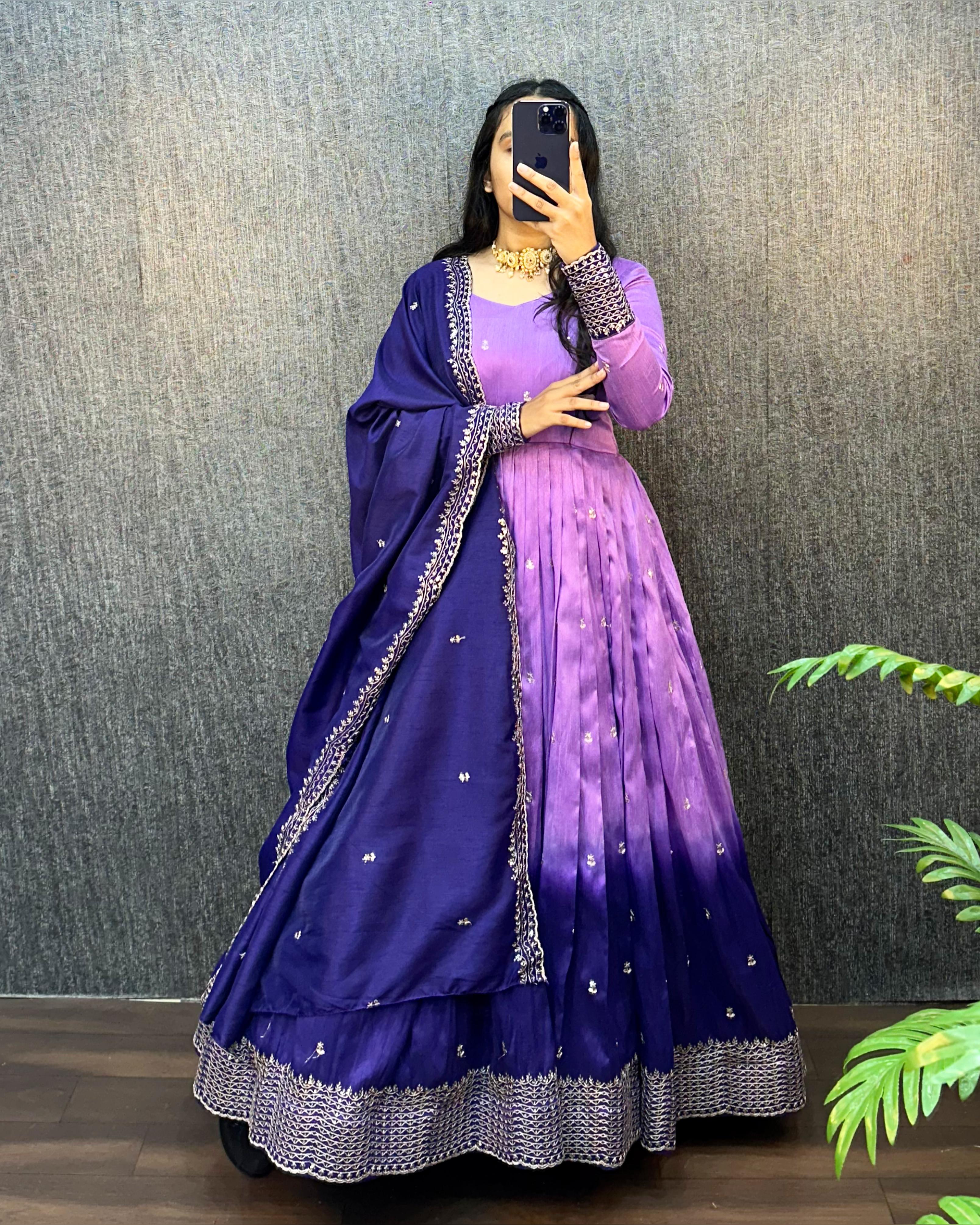 Designer Doli Silk Gown