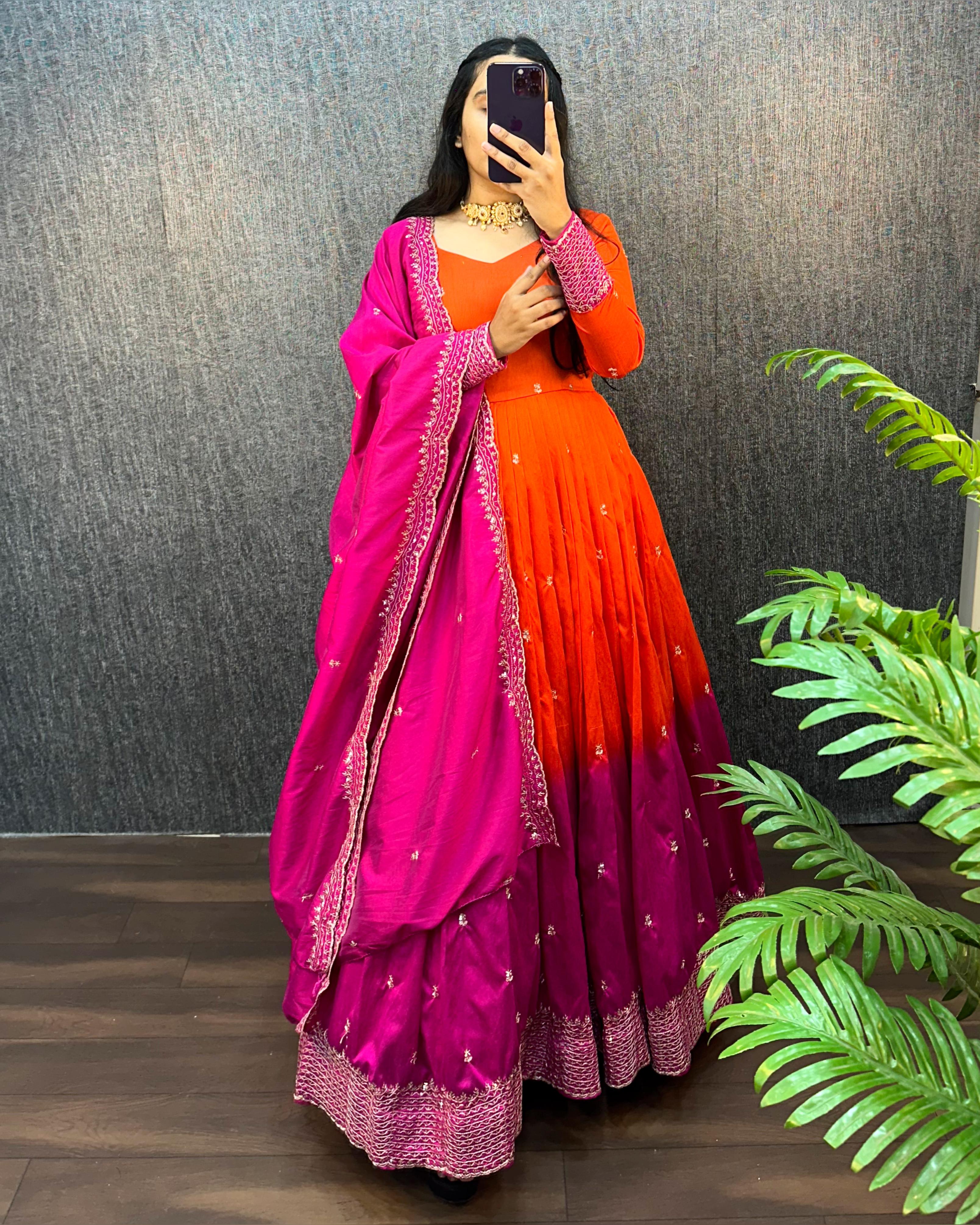 Designer Doli Silk Gown