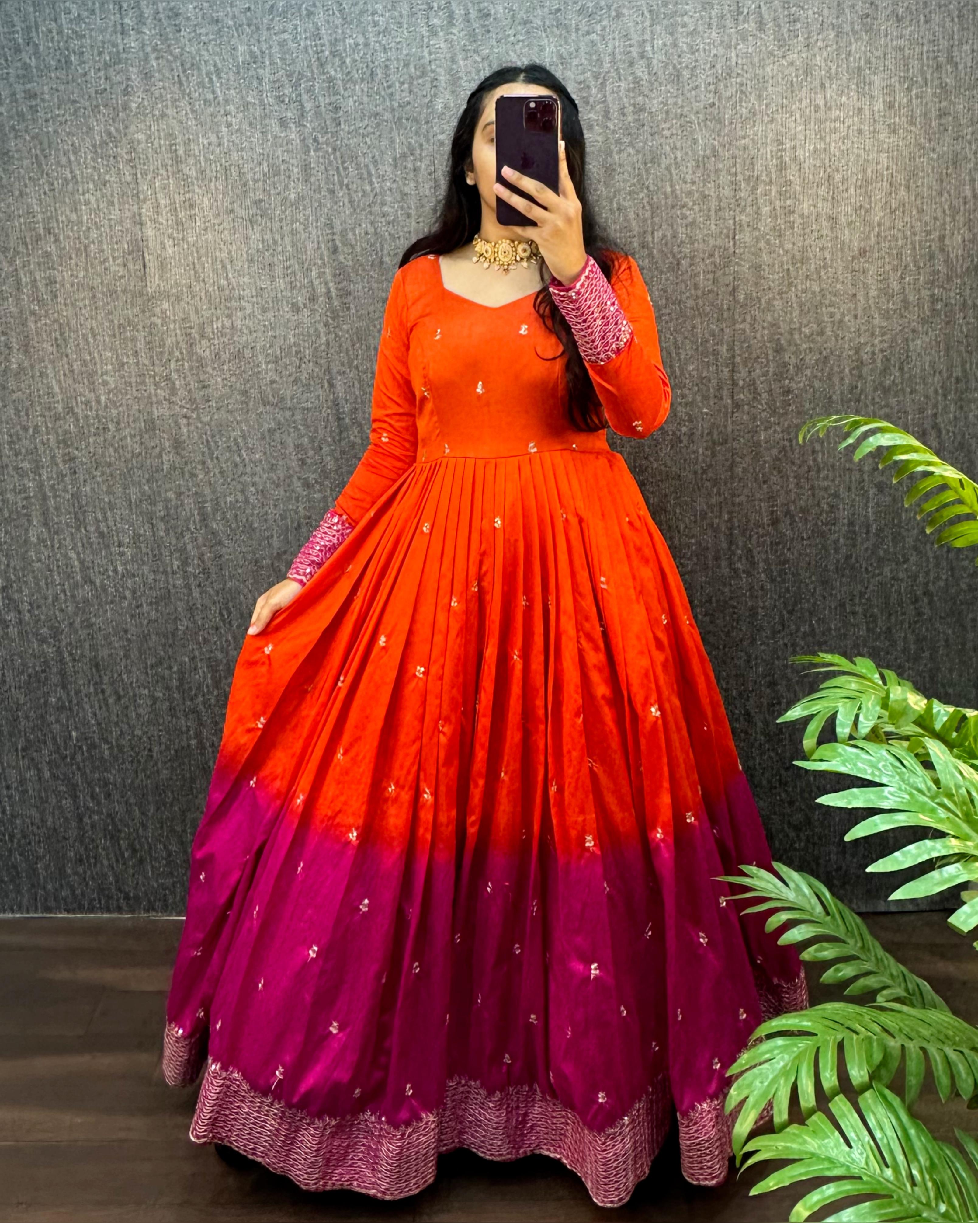 Designer Doli Silk Gown