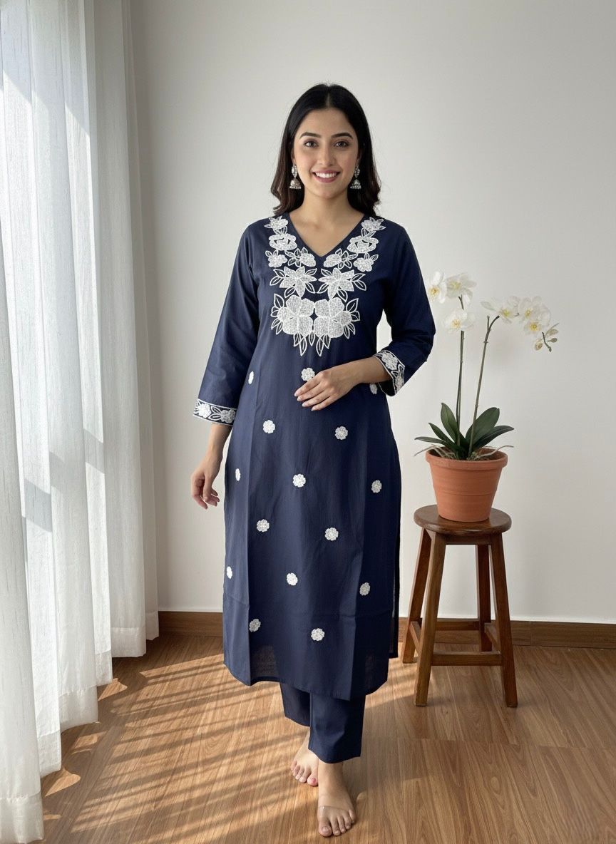 Designers Kurti Pant Set