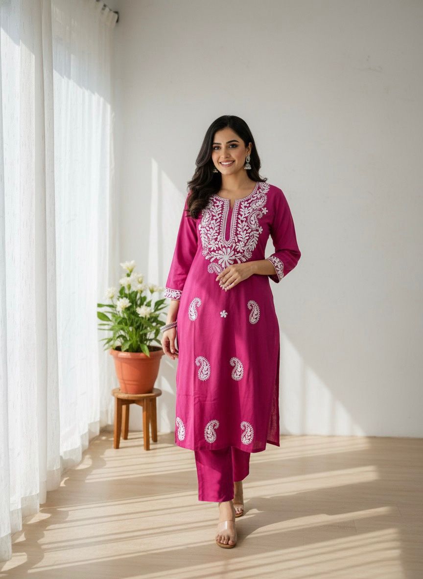 Designers Kurti Pant Set