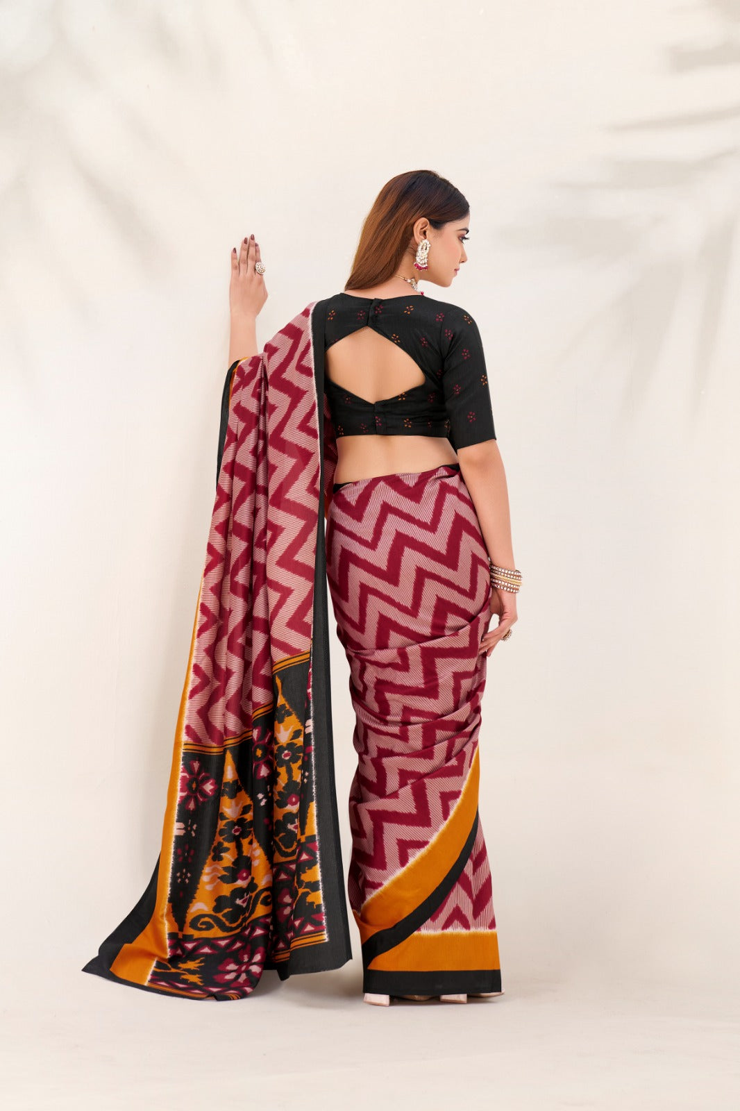 Tasar Silk Printed Saree