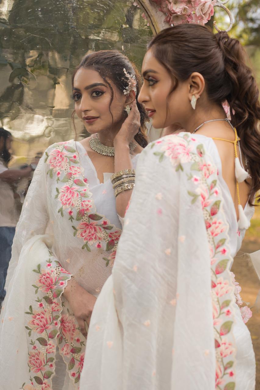 Pure Crush Silk Saree