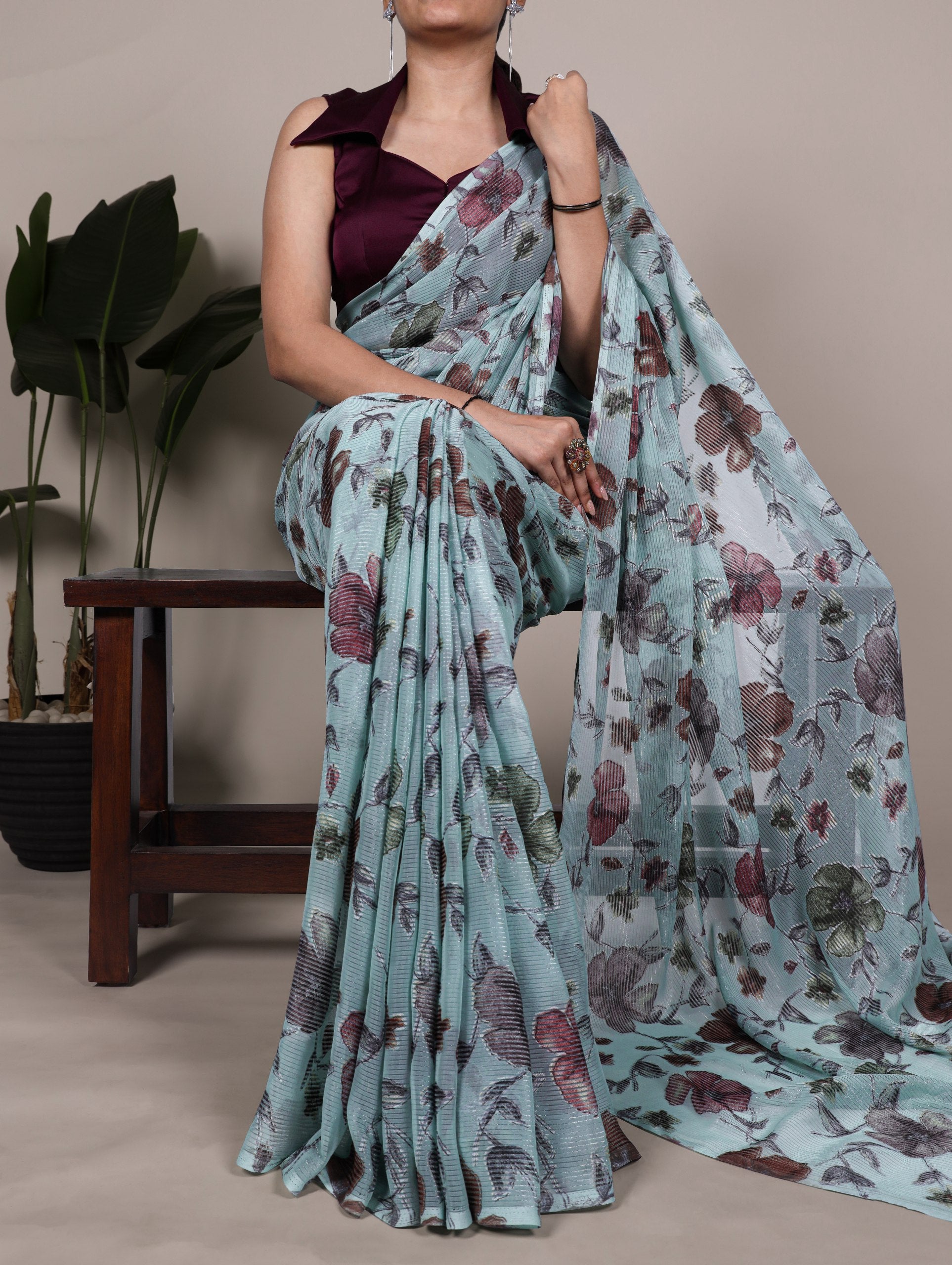 Lurex Brasso saree
