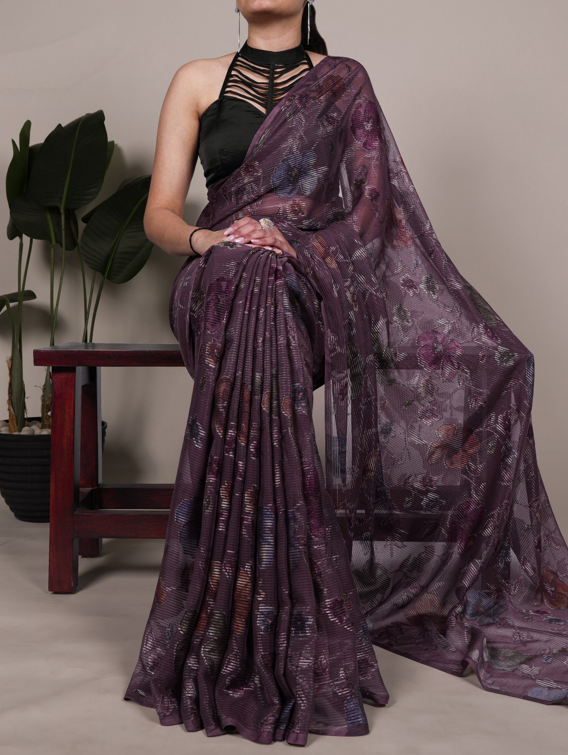 Lurex Brasso saree