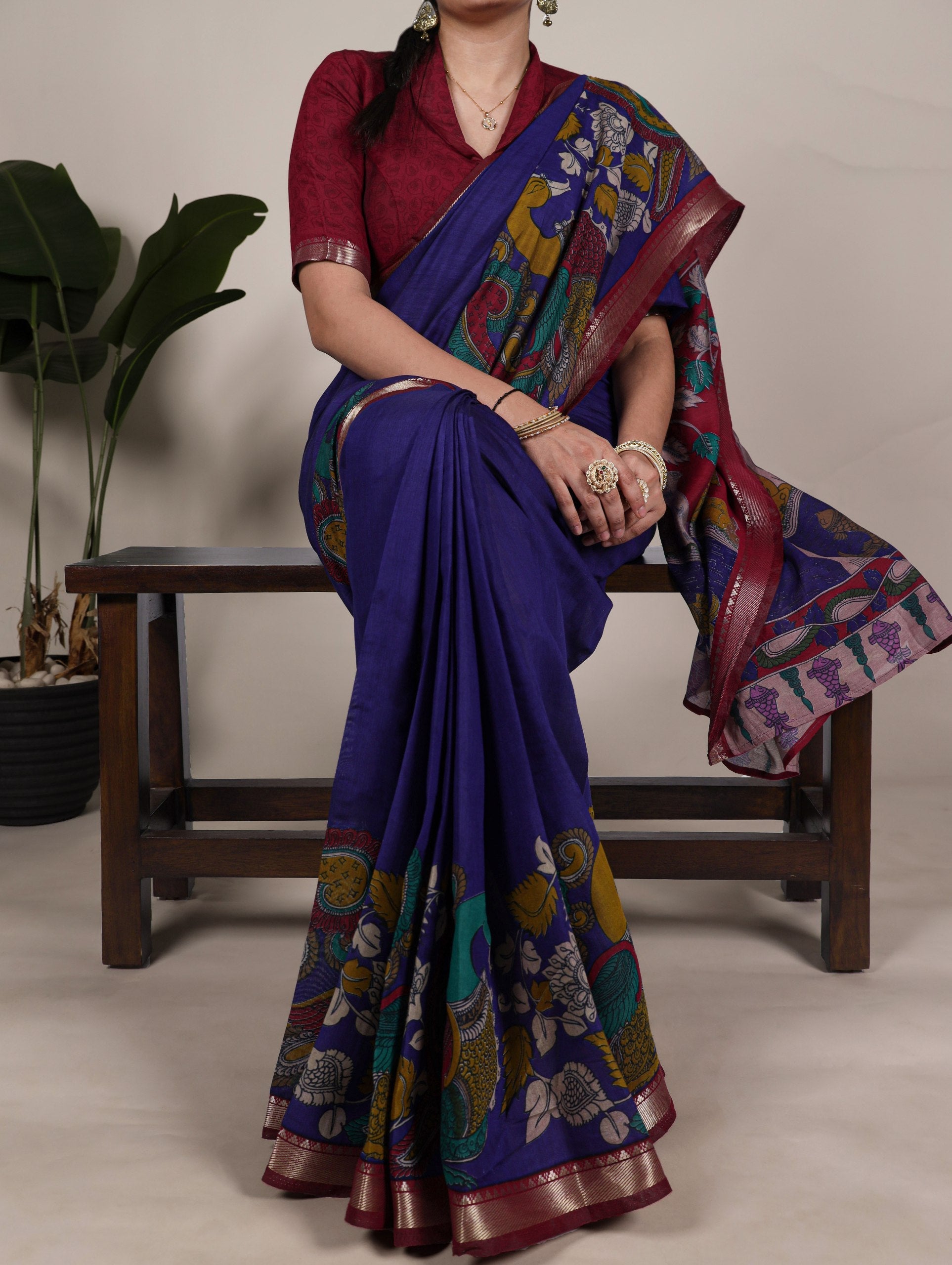 Kalamkari saree