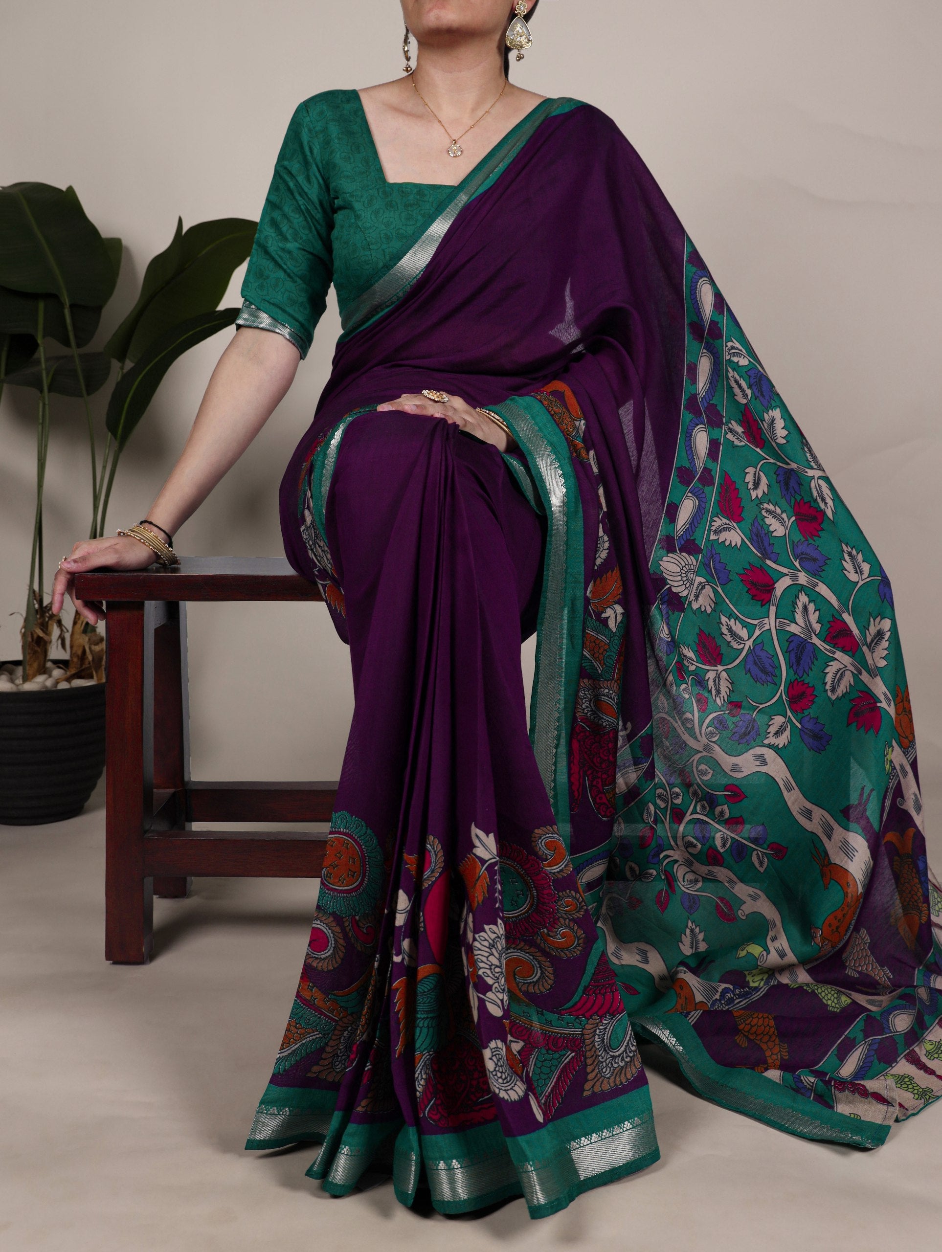 Kalamkari saree