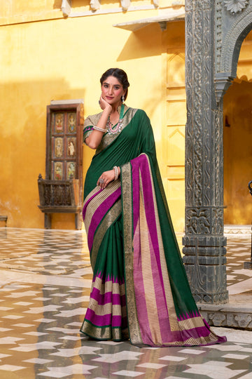 Poly cotton saree