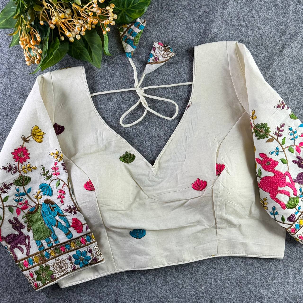Pure khadi cotton Blouse