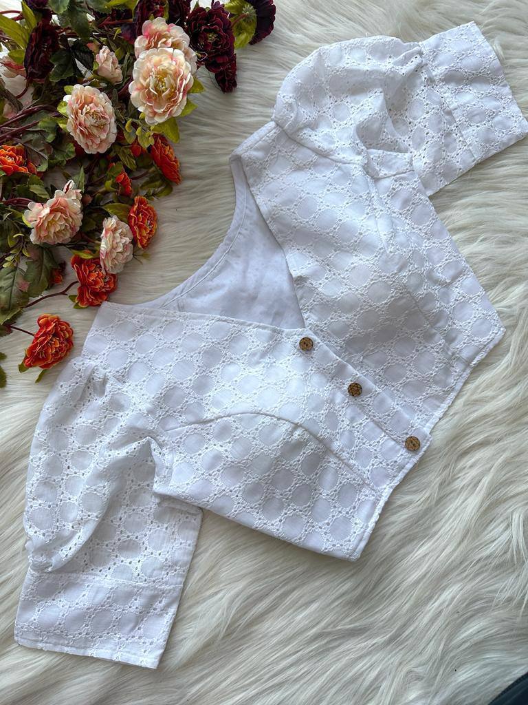 Pure cotton football designhakoba blouse