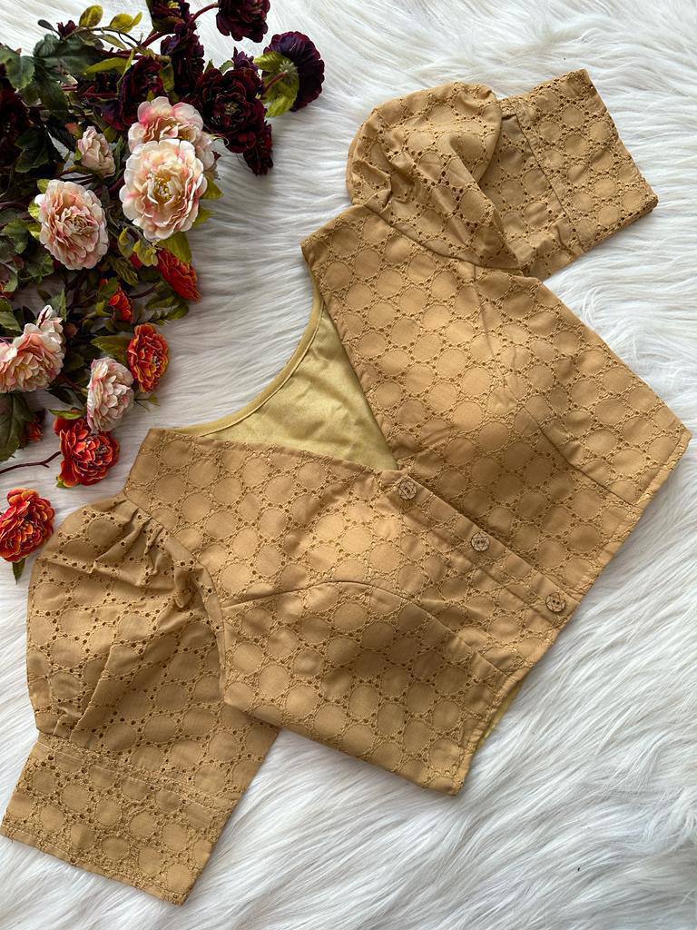 Pure cotton football designhakoba blouse