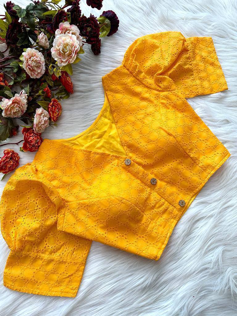 Pure cotton football designhakoba blouse