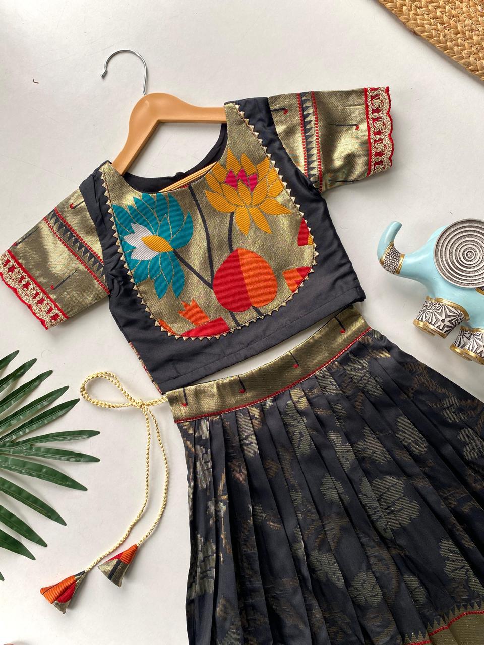 Festive ready skirt and top