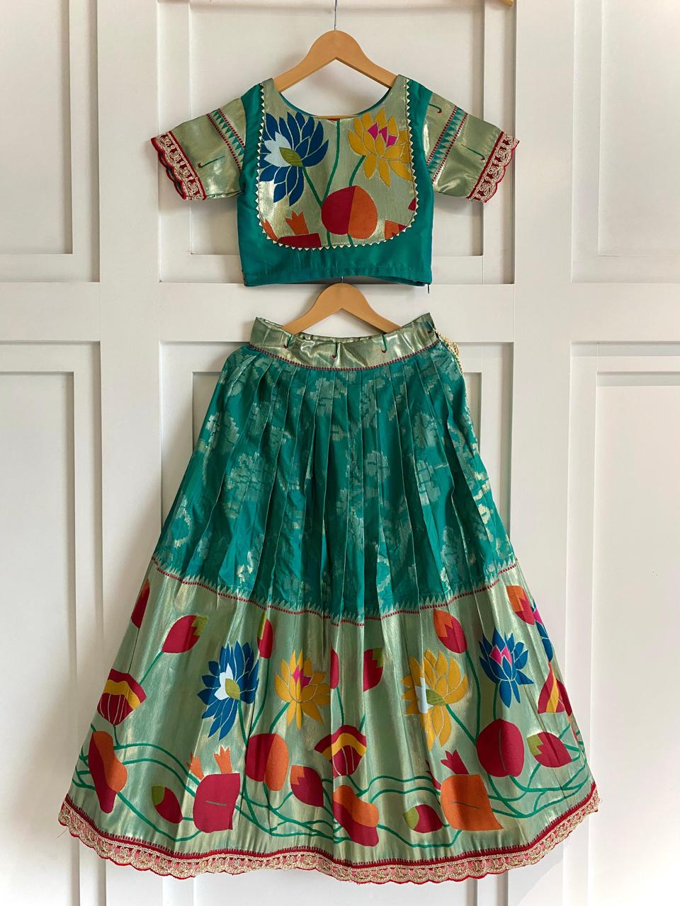 Festive ready skirt and top