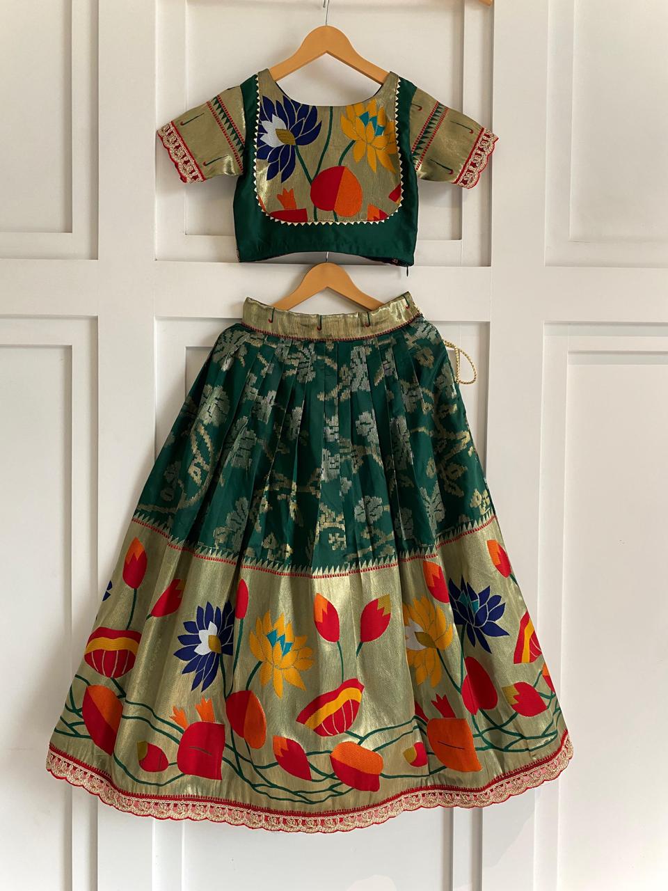 Festive ready skirt and top