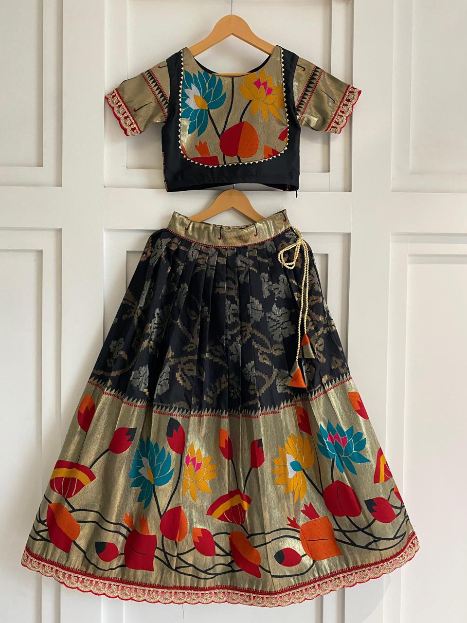 Festive ready skirt and top