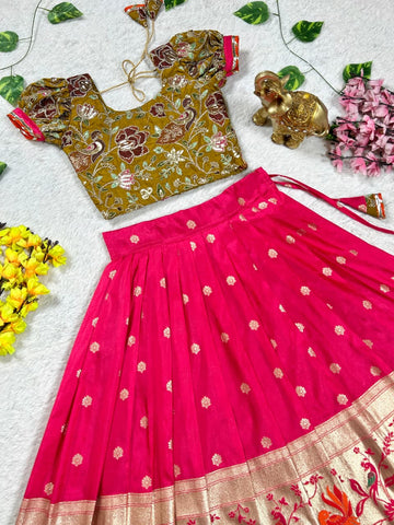 Crafted lehenga choli set
